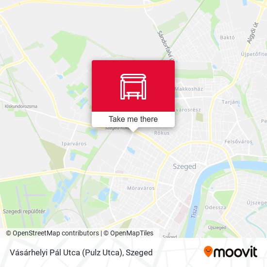 Vásárhelyi Pál Utca (Pulz Utca) map