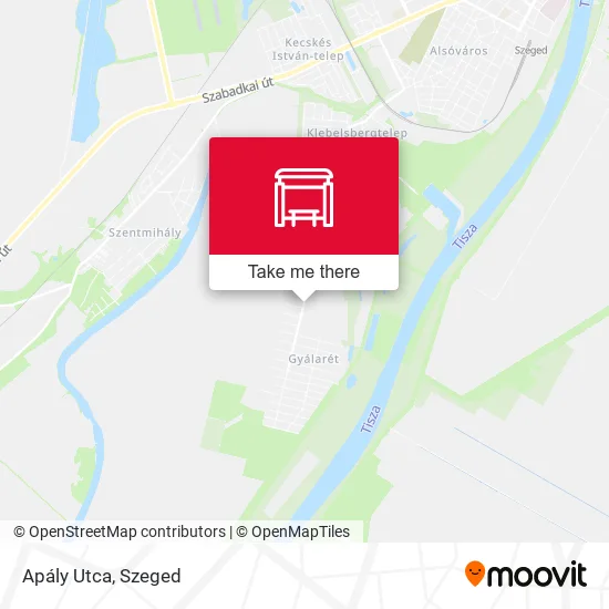 Apály Utca map