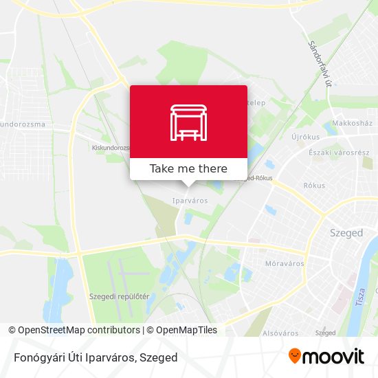 Fonógyári Úti Iparváros map