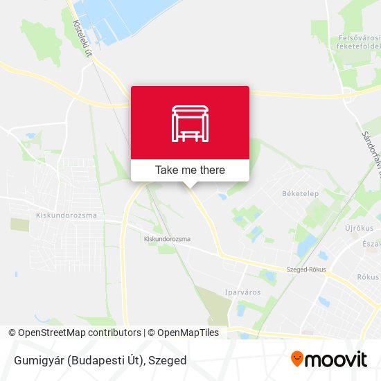 Gumigyár (Budapesti Út) map