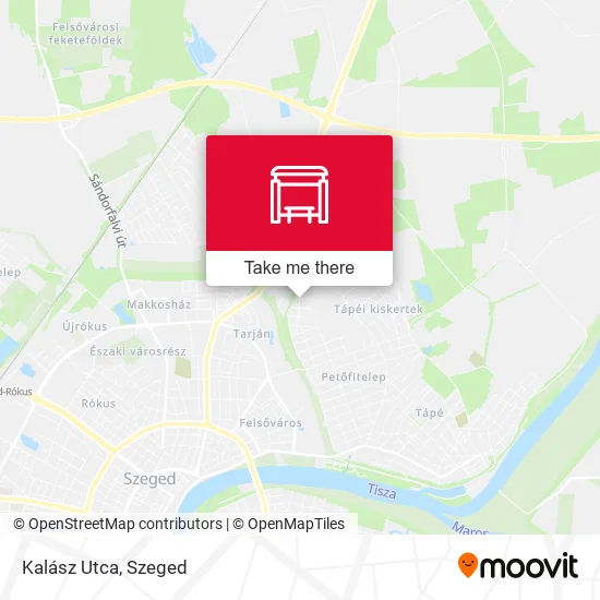 Kalász Utca map