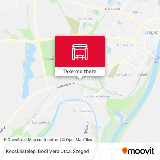Kecskéstelep, Bódi Vera Utca map