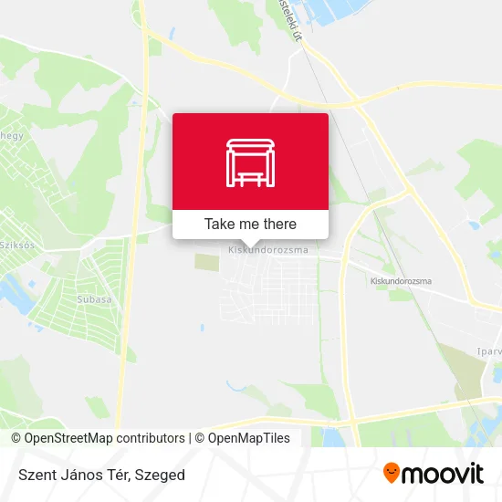 Szent János Tér map