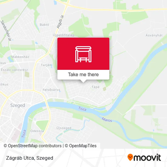 Zágráb Utca map