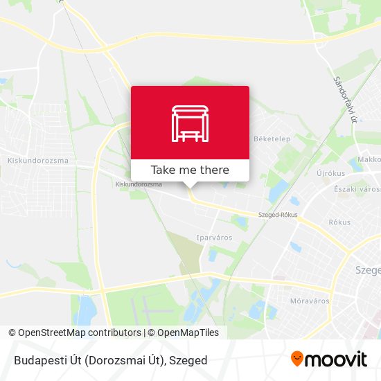 Budapesti Út (Dorozsmai Út) map