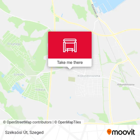 Széksósi Út map