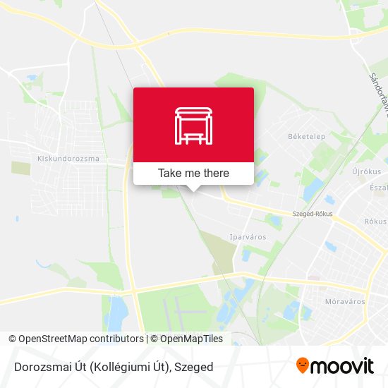 Dorozsmai Út (Kollégiumi Út) map