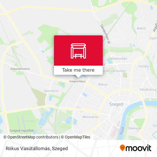 Rókus Vasútállomás map