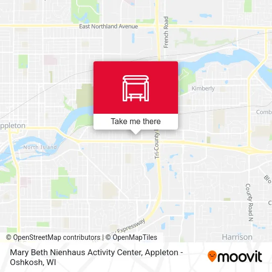 Mapa de Mary Beth Nienhaus Activity Center
