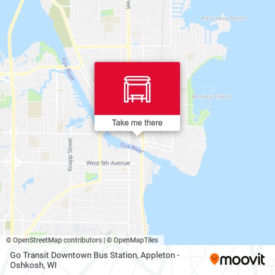 Mapa de Go Transit Downtown Bus Station