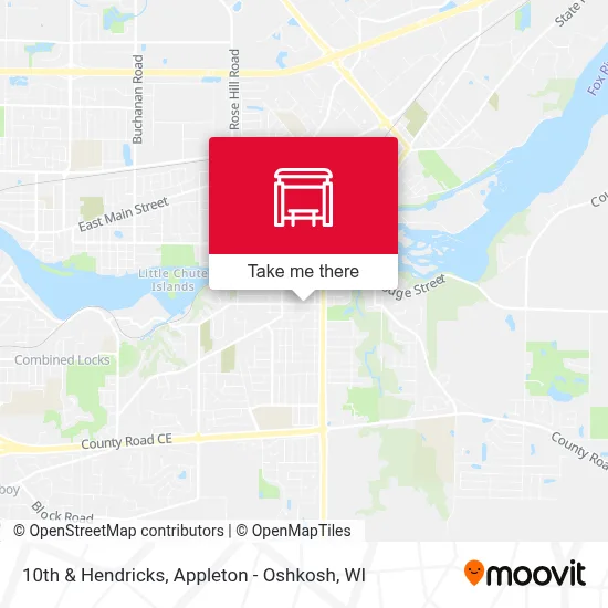 10th & Hendricks map