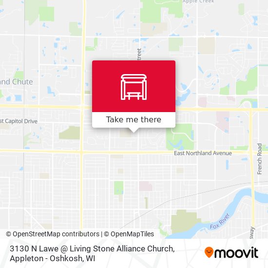 3130 N Lawe @ Living Stone Alliance Church map