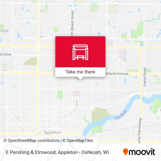 Mapa de E Pershing & Elmwood