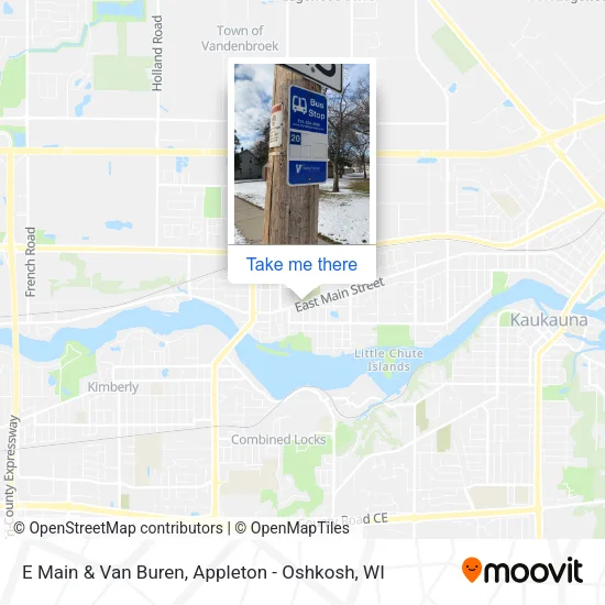 Mapa de E Main & Van Buren