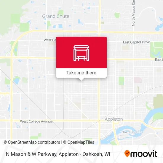 Mapa de N Mason & W Parkway