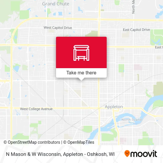 Mapa de N Mason & W Wisconsin