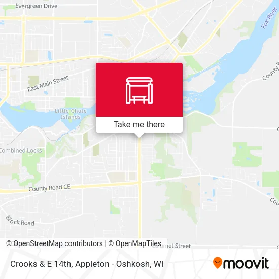 Mapa de Crooks & E 14th