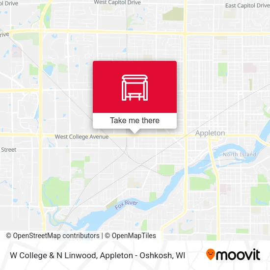 Mapa de W College & N Linwood