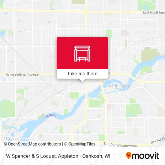 Mapa de W Spencer & S Locust