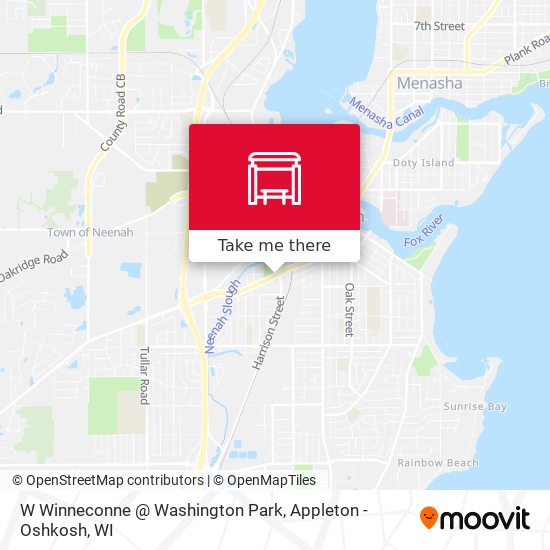 Mapa de W Winneconne @ Washington Park