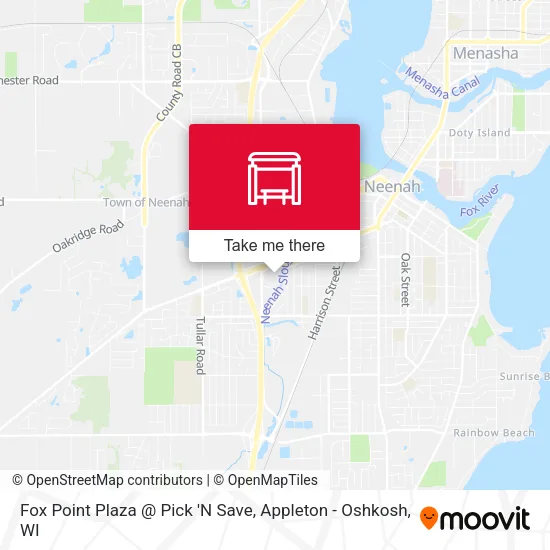 Mapa de Fox Point Plaza @ Pick 'N Save