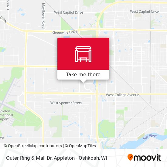 Outer Ring & Mall Dr map