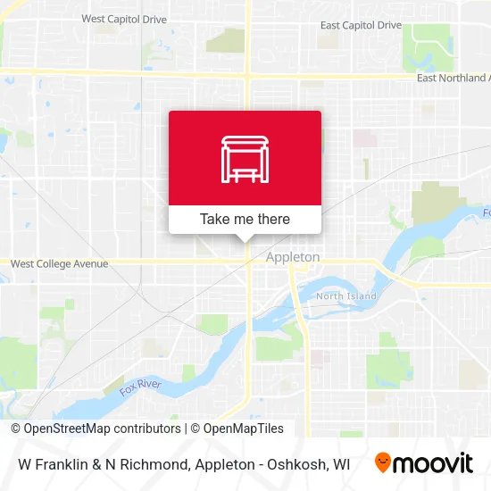 Mapa de W Franklin & N Richmond