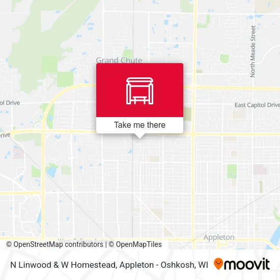 Mapa de N Linwood & W Homestead