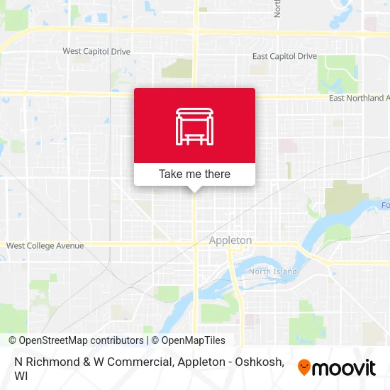 Mapa de N Richmond & W Commercial