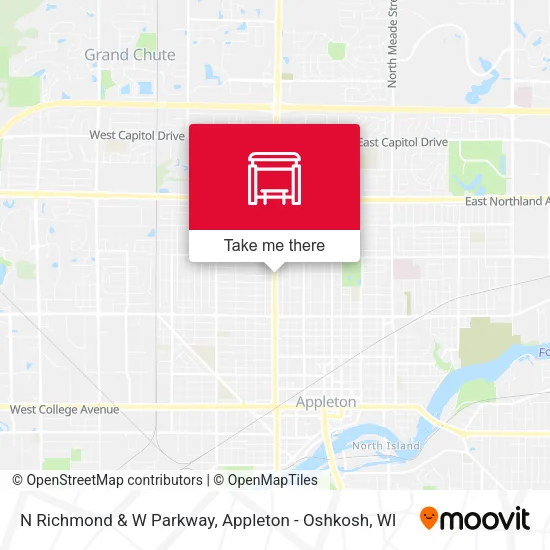Mapa de N Richmond & W Parkway