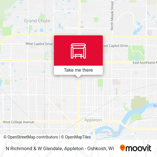 Mapa de N Richmond & W Glendale