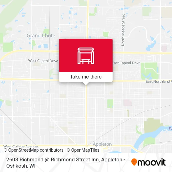 Mapa de 2603 Richmond @ Richmond Street Inn