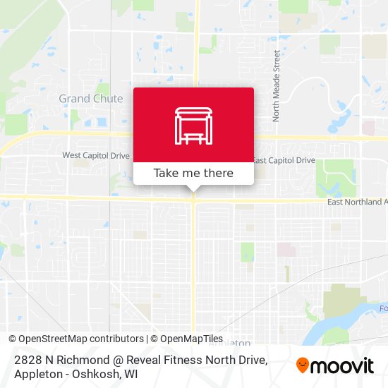 2828 N Richmond @ Reveal Fitness North Drive map