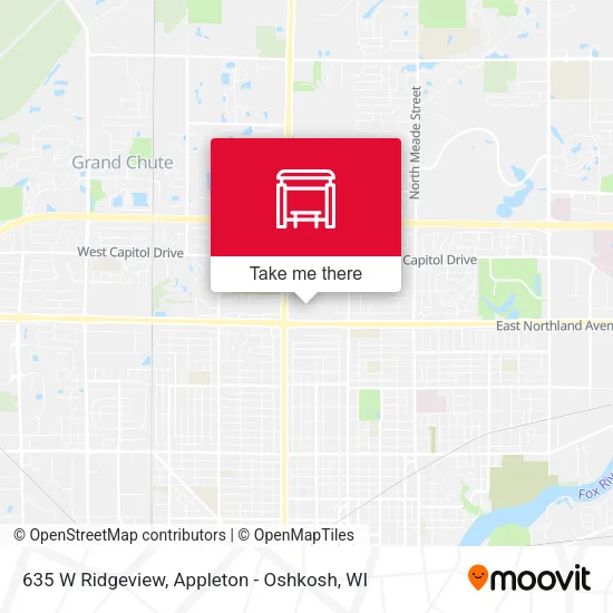 Mapa de 635 W Ridgeview
