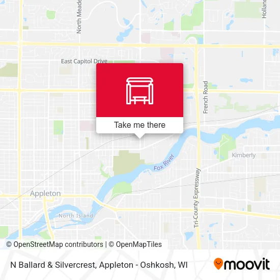 Mapa de N Ballard & Silvercrest