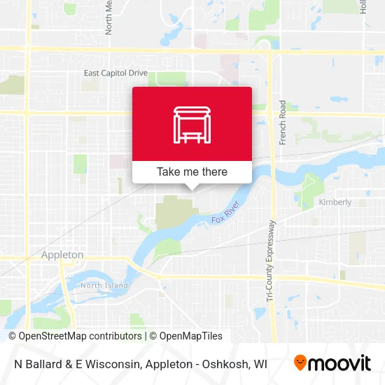 Mapa de N Ballard & E Wisconsin