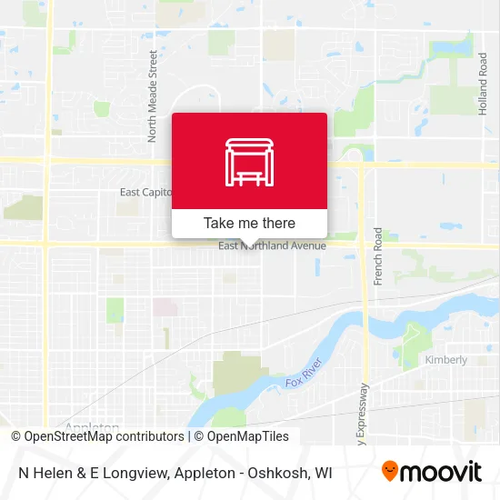 Mapa de N Helen & E Longview