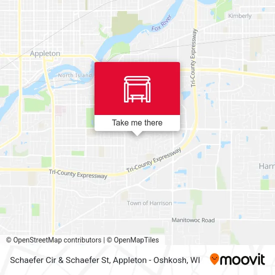 Mapa de Schaefer Cir & Schaefer St