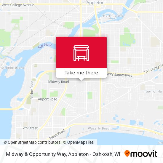Midway & Opportunity Way map