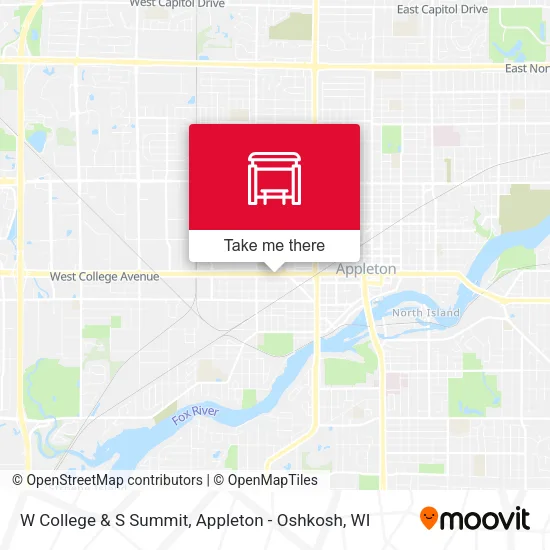 Mapa de W College & S Summit