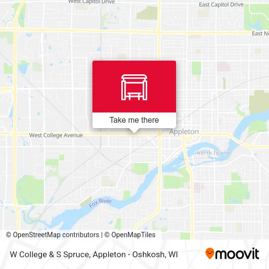 Mapa de W College & S Spruce