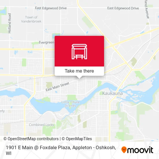 Mapa de 1901 E Main @ Foxdale Plaza