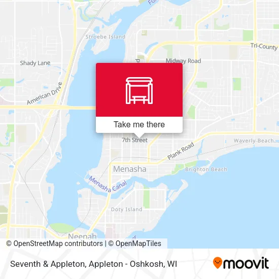 Seventh & Appleton map