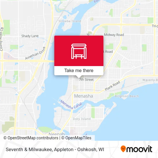 Mapa de Seventh & Milwaukee