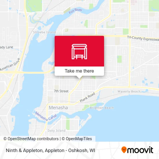 Mapa de Ninth & Appleton