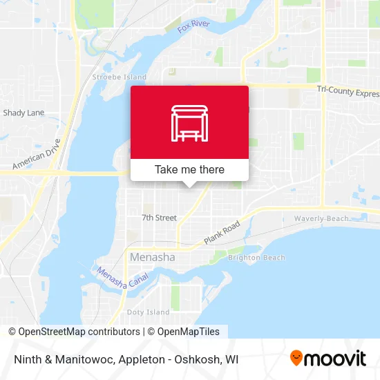Mapa de Ninth & Manitowoc