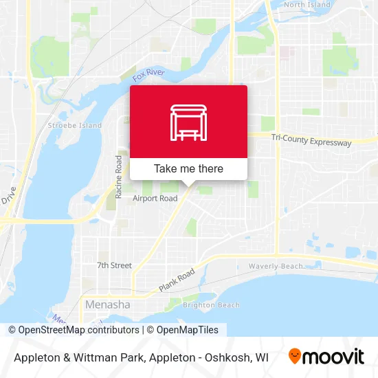 Mapa de Appleton & Wittman Park