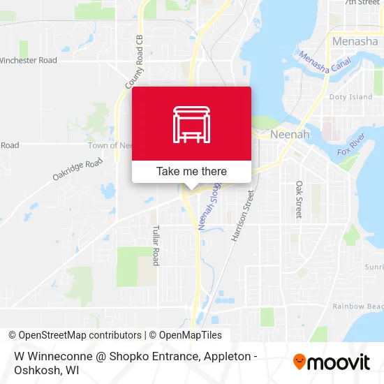 Mapa de W Winneconne @ Shopko Entrance