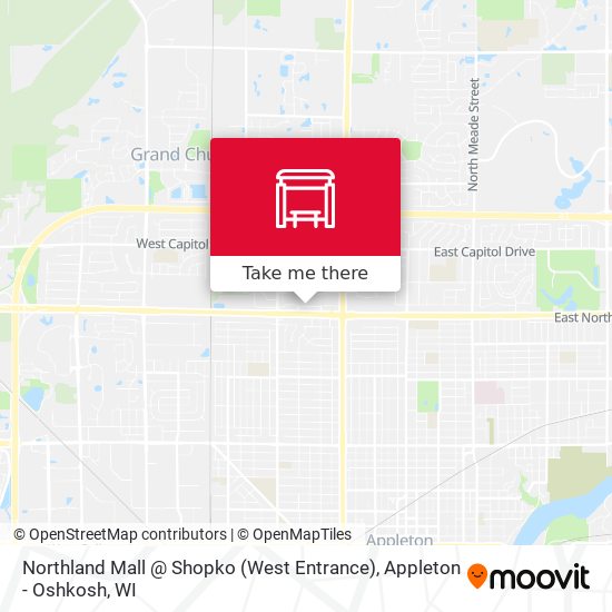 Mapa de Northland Mall @ Shopko (West Entrance)