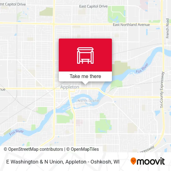 Mapa de E Washington & N Union